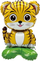 Шар Фигура 3D на подставке, Тигренок (в упаковке)   
