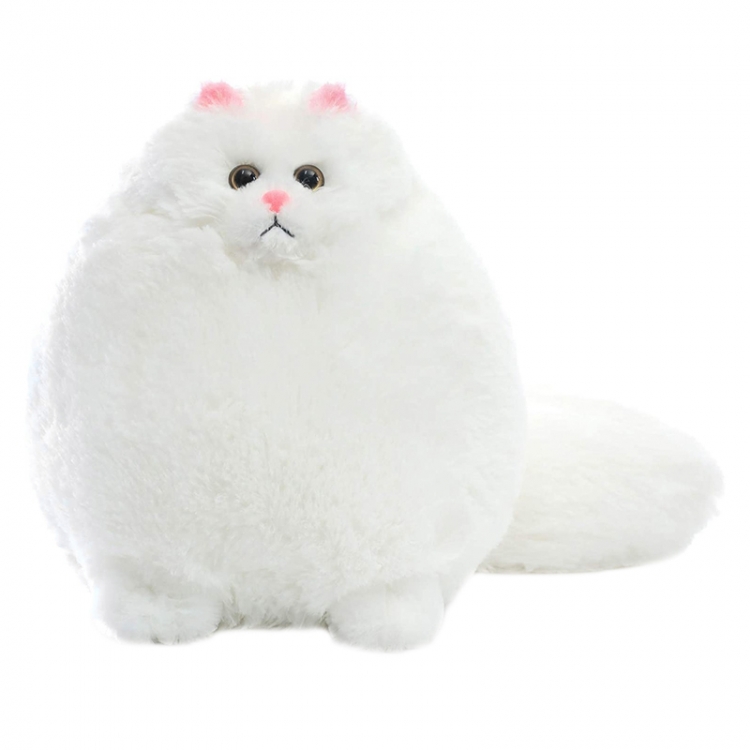 Мягкая игрушка "Толстый кот" Белый