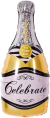 Шар Мини-фигура, Бутылка, Шампанское вино, Золото (в упаковке)