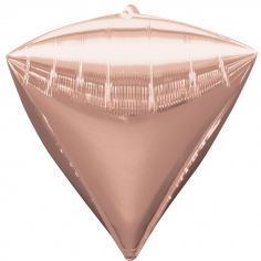 Шар 3D Алмаз Розовое Золото / Diamondz Rose Gold (в упаковке)