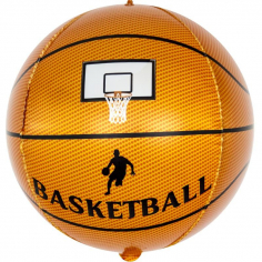 Шар Сфера 3D, Баскетбольный мяч, Коричневый (в упаковке)