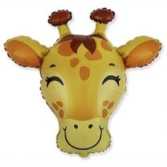 Шар Фигура Голова Жирафа (в упаковке)